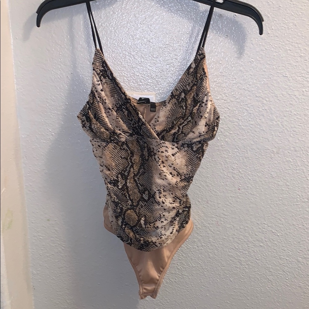 Snake Print Bodysuit